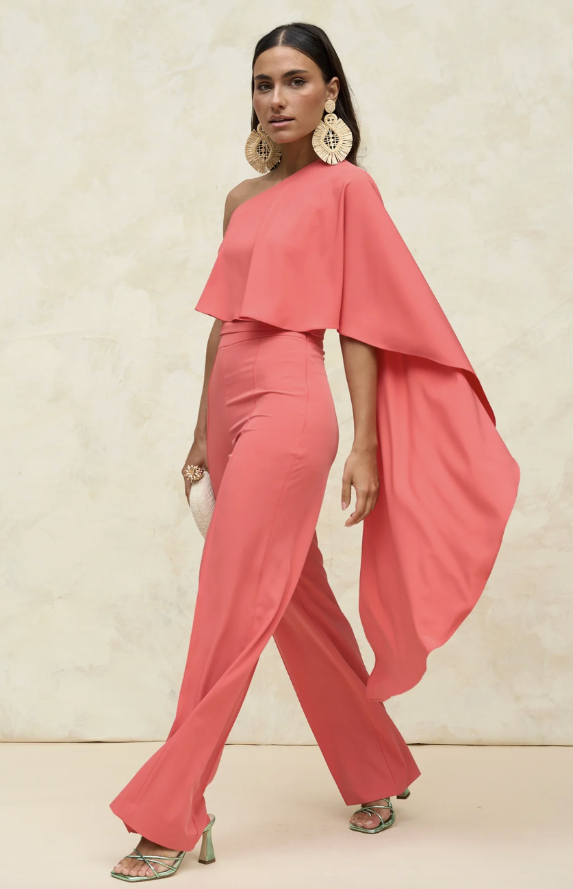 Tenue cérémonie corail Miphai — location robe Paris 9e