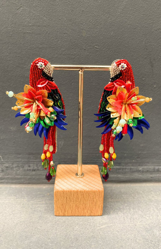 Olivia Dar - Boucles perroquets multicolores