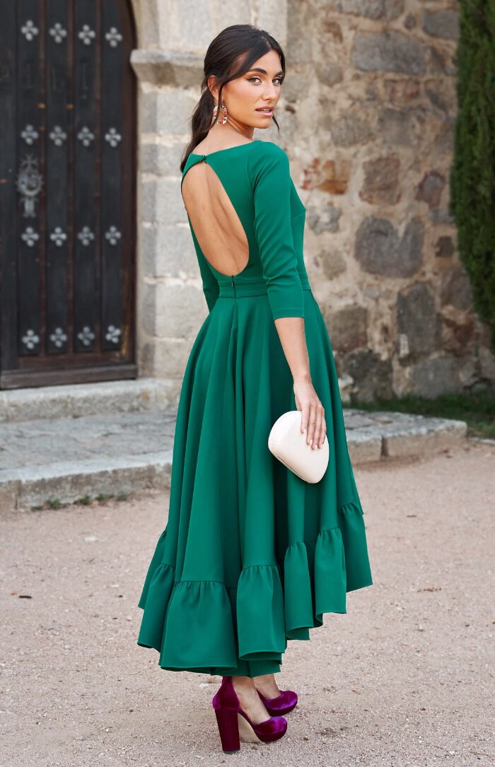 Miphai - Robe Paris verte