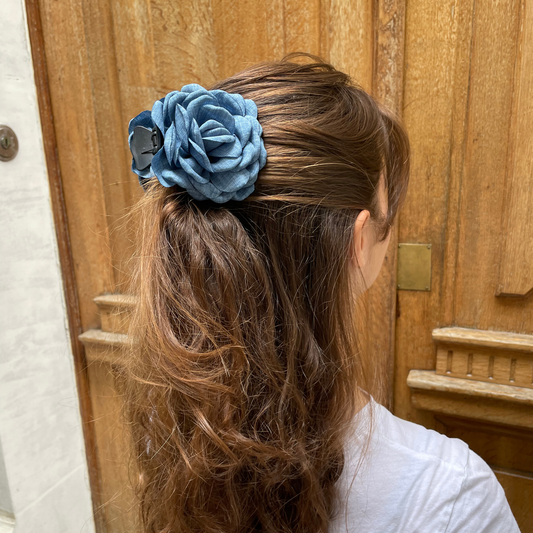 Pince fleur - bleu jeans