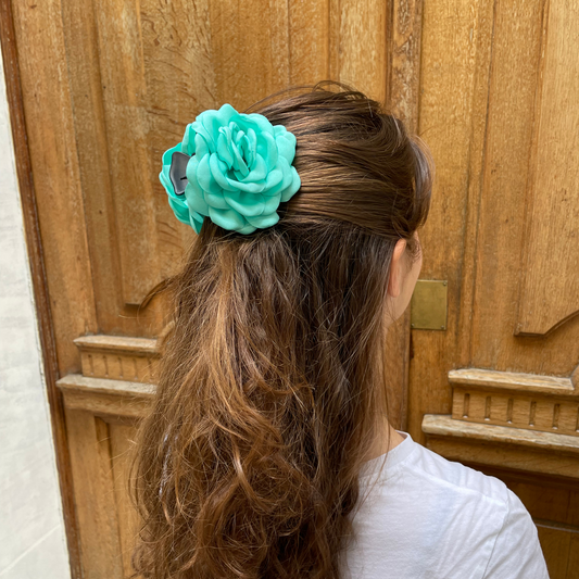 Pince fleur cyan