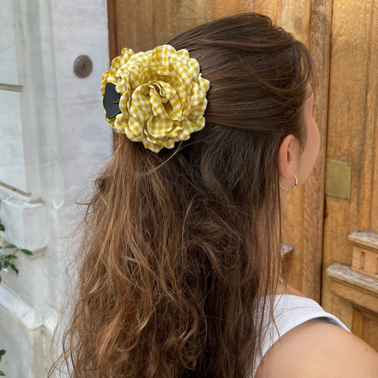 Pince fleur - Moutarde Vichy