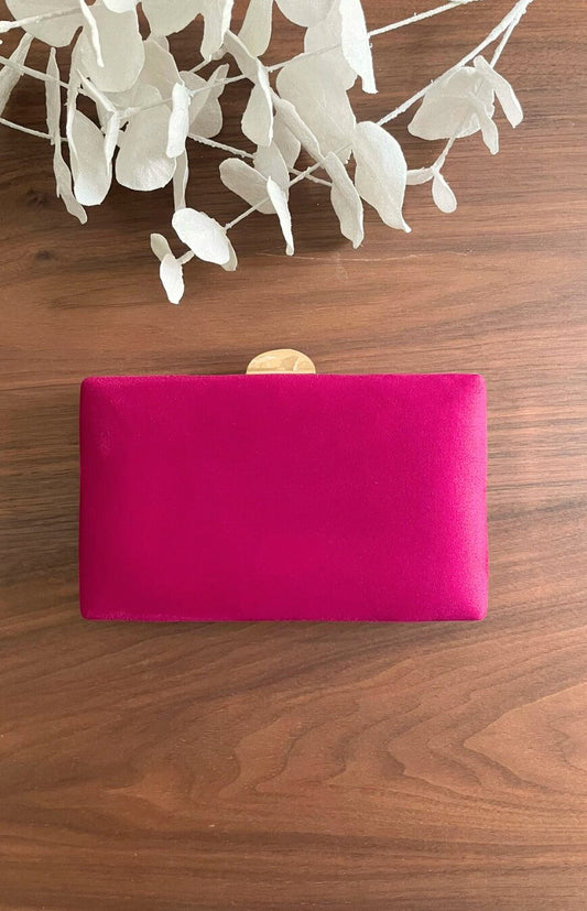 Pochette rectangulaire bougainvillier