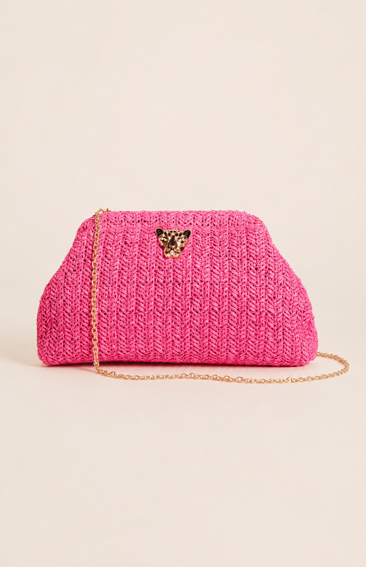 Pochette colorée qui sublimera votre tenue, pour une soirée d'été, un mariage, une cérémonie ! 