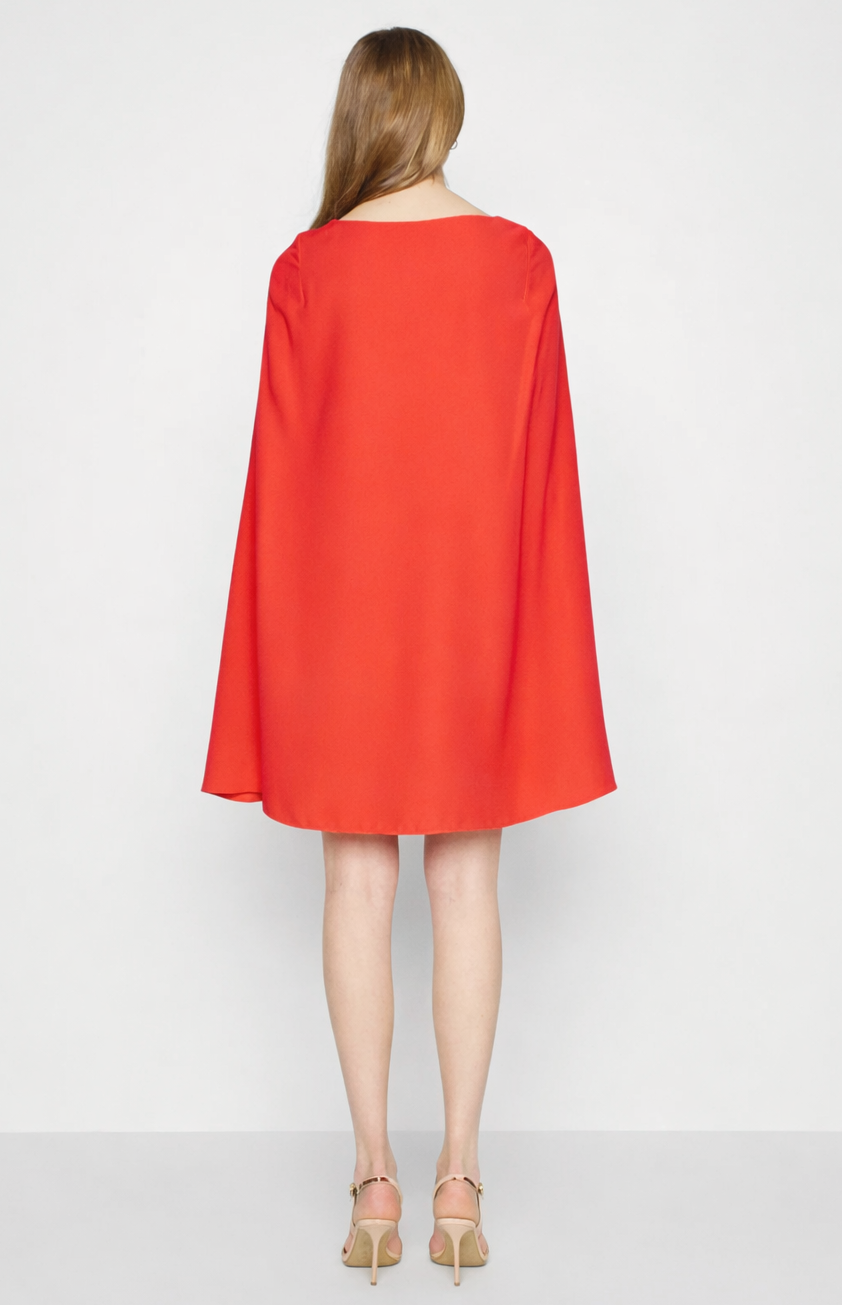 Ralph Lauren - Robe cape corail