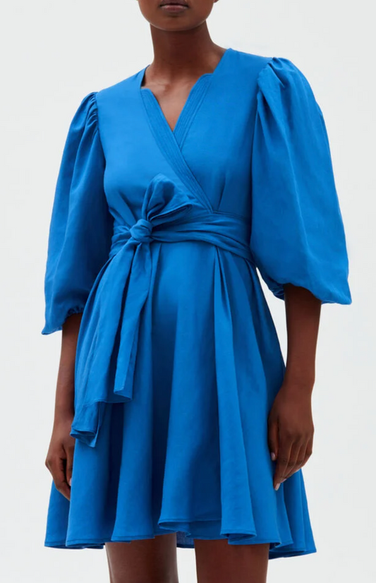 Claudie Pierlot - Robe Raymonde bleu cobalt