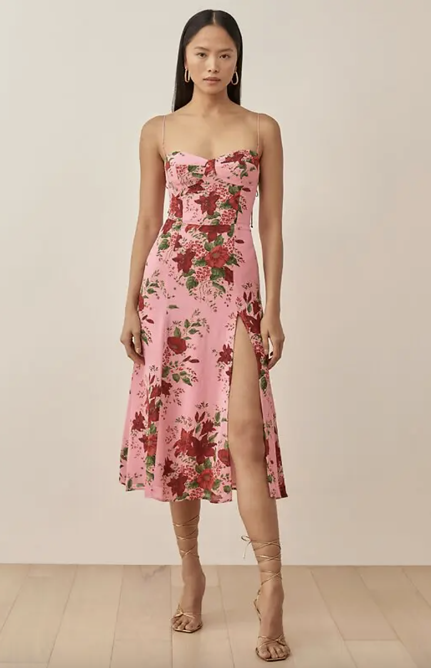 Reformation - Robe Juliette fleurs