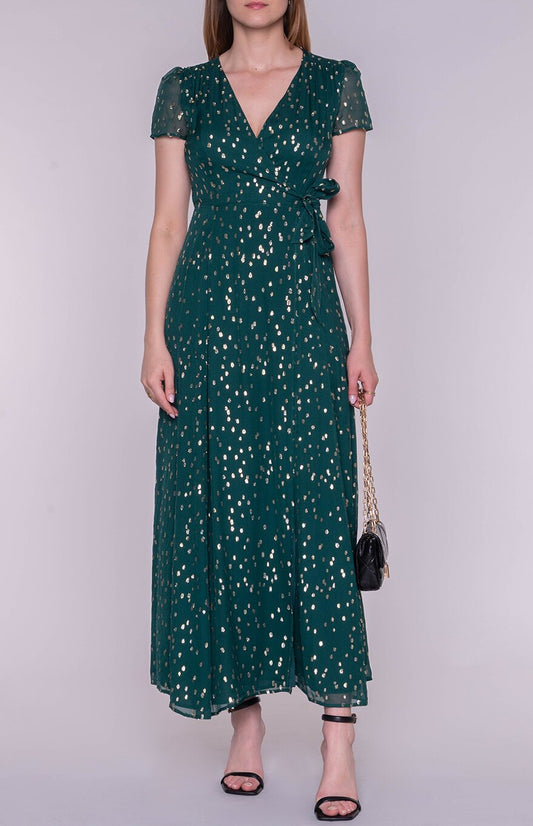 Sezane - Robe Armelle verte