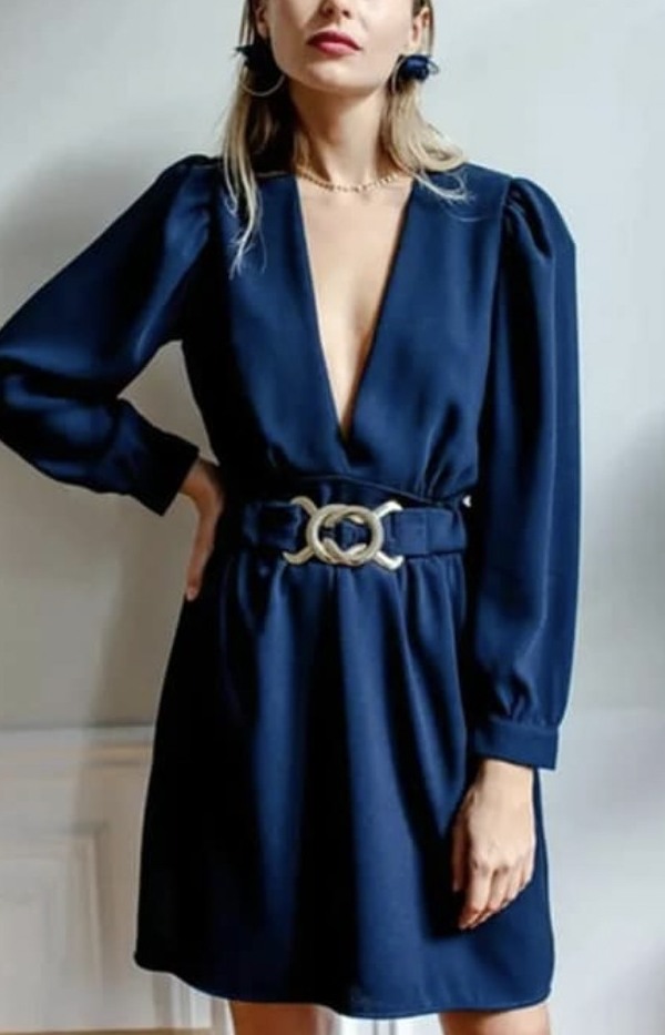 Maison Guillemette - Robe Daly marine
