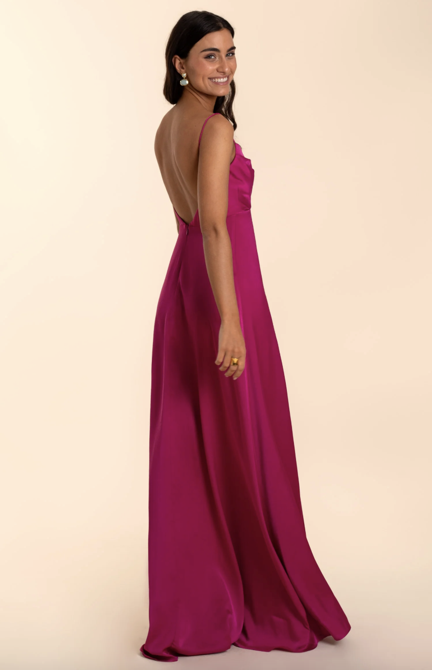 The-Are - Robe longue Hudson rosa