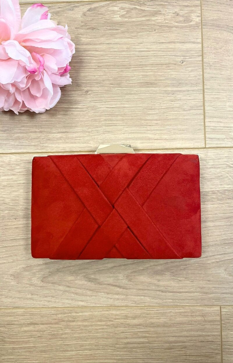 Pochette croisée terracotta