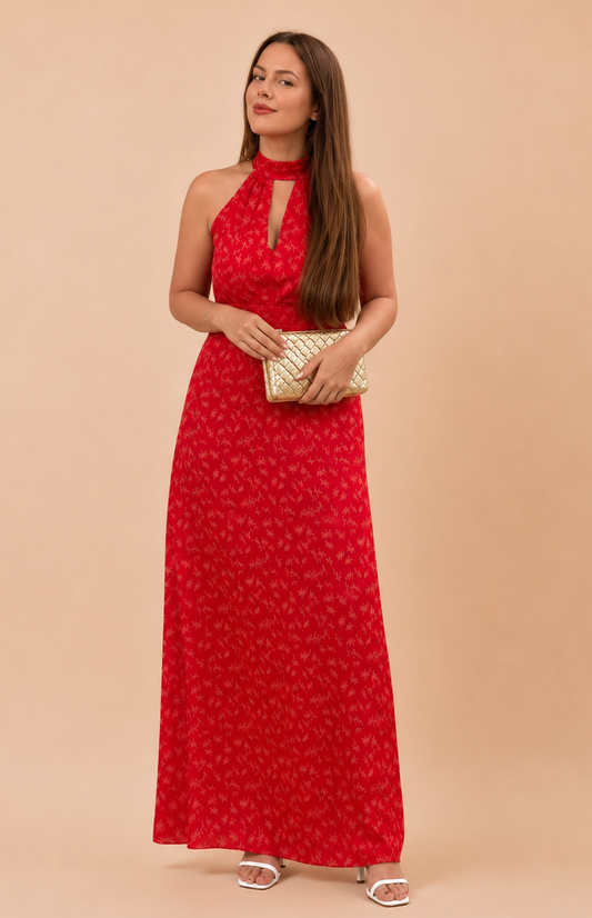 Tintoretto - Robe halter rouge