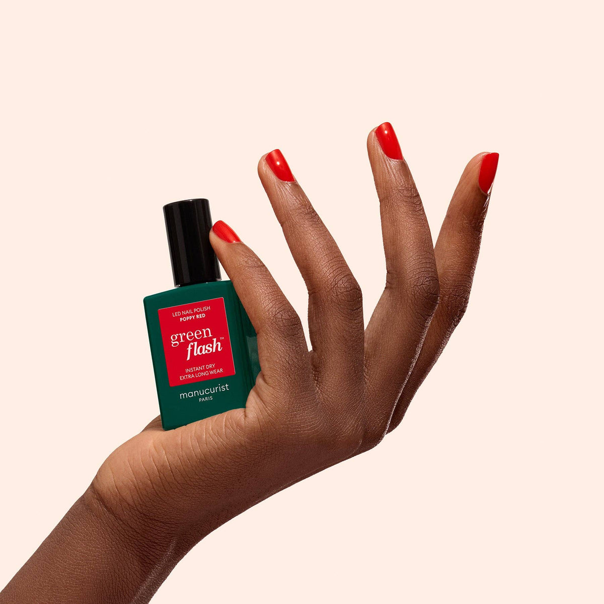 Vernis à ongles Green flash - Poppy Red