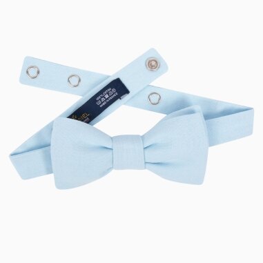 Le Colonel - Noeud papillon coton bleu nuage