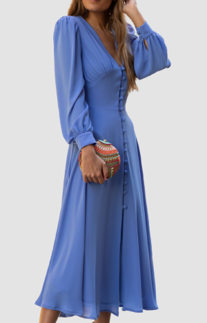 Cardie Moda - Robe bleu midi