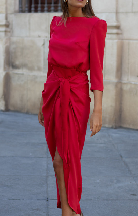 Cardie Moda - Robe Sia rouge
